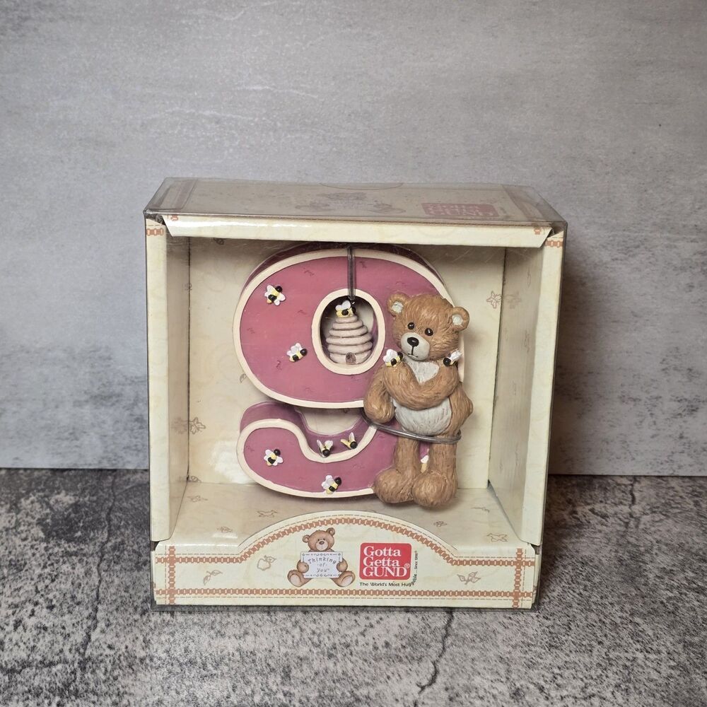 New Gotta Getta GUND Teddy Bear Thinking of You 9 Nursery Teddy Bear Bumblebee
